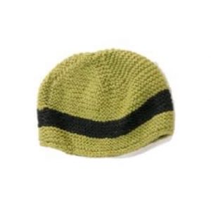 Black Stripe Green Best Quality Woolen Cap