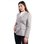 Double Breasted Peaked Blazer clothing fashionktm