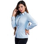 Lined Turn Down Collar Shirt