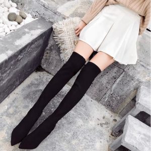 Long Flannel Boots for Women