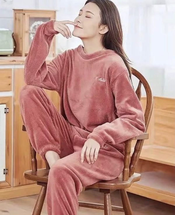 Fur Pajamas Women Winter Home Clothes