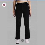Black Stretchable Formal Pant For Women