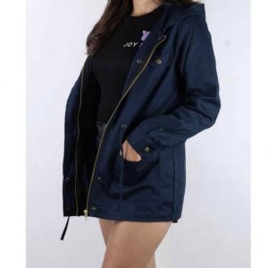 Navy Blue Summer Jacket For Women